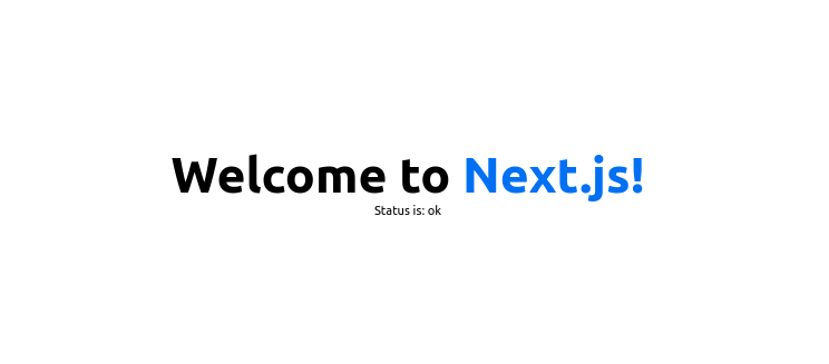 How to use NextJS with Golang